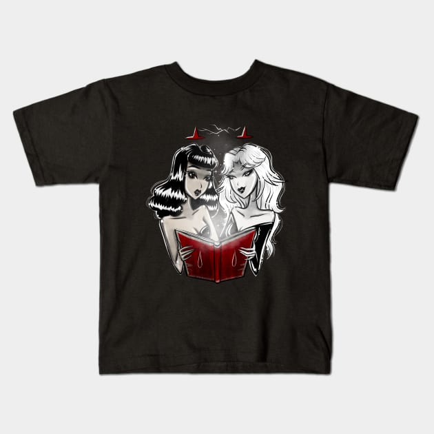 Double Trouble Kids T-Shirt by Stefani Rabideaux